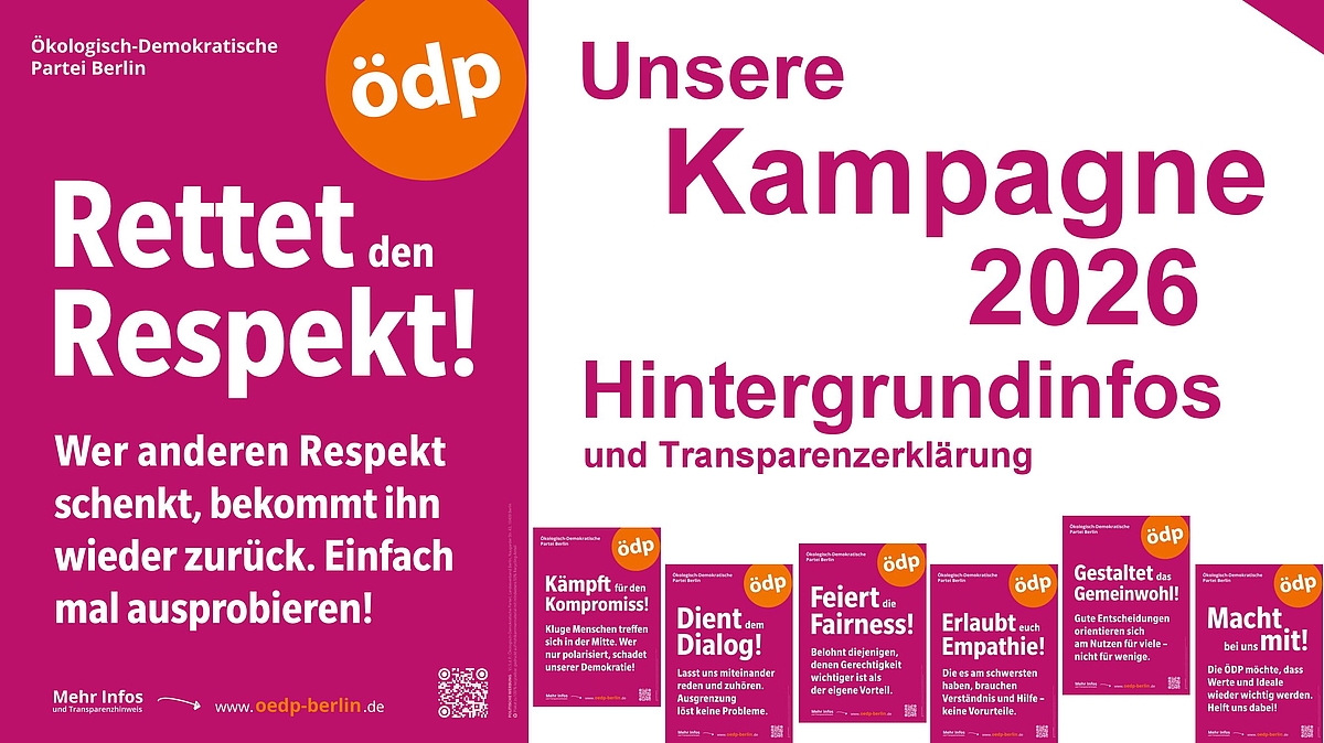 Unsere Kampagne 2026 - Hintergrundinfos und Transparenzerklärung