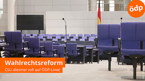 Symbolbild Leere Sitze im Deutschen Bundestag