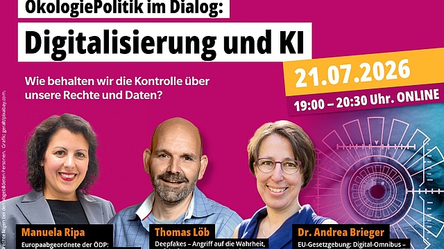 ÖP im Dialog- Ankündigung der Veranstaltung am 21.7.2026 zum Thema Datenschutz und KI