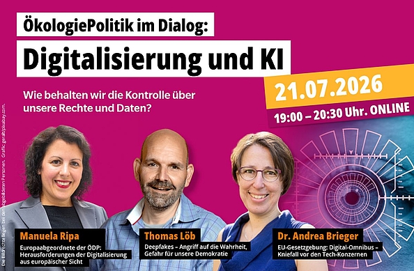 ÖP im Dialog- Ankündigung der Veranstaltung am 21.7.2026 zum Thema Datenschutz und KI