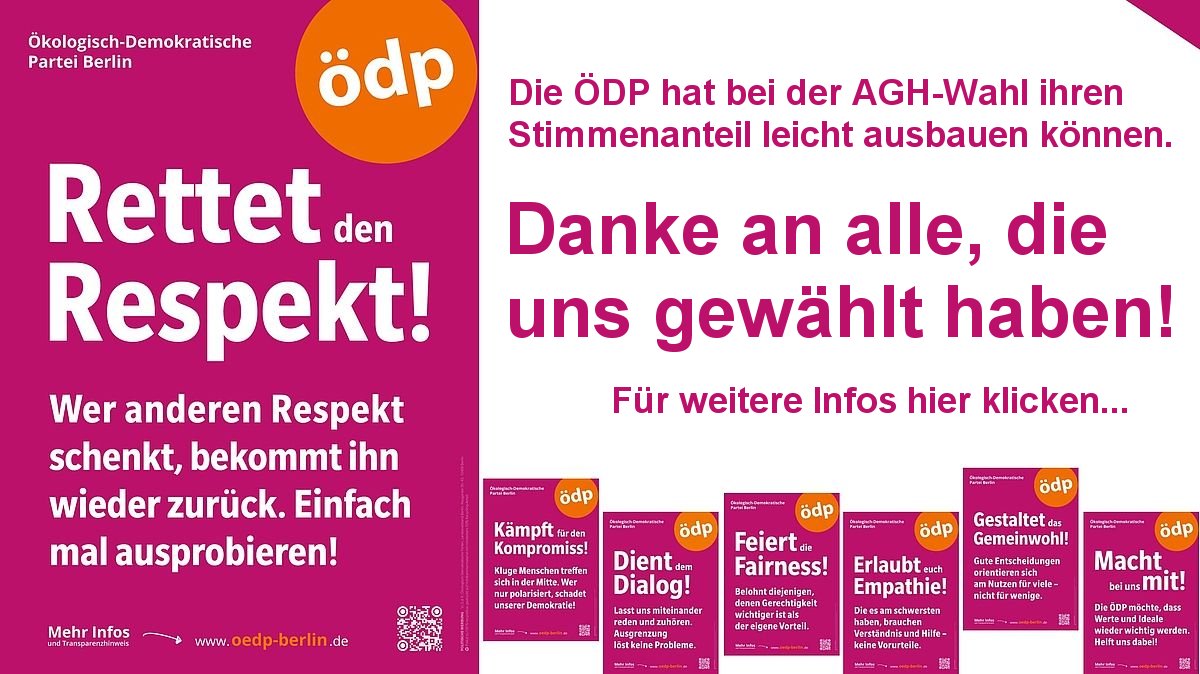 Kampagne 2026 - Danke an unsere Wähler und Wählerinnen!